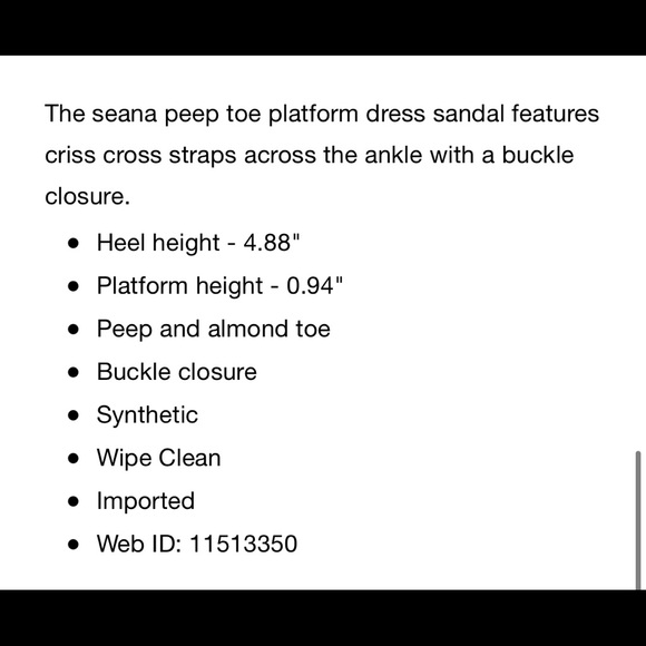 NWT Guess Seana Platform Heel - Picture 8 of 8